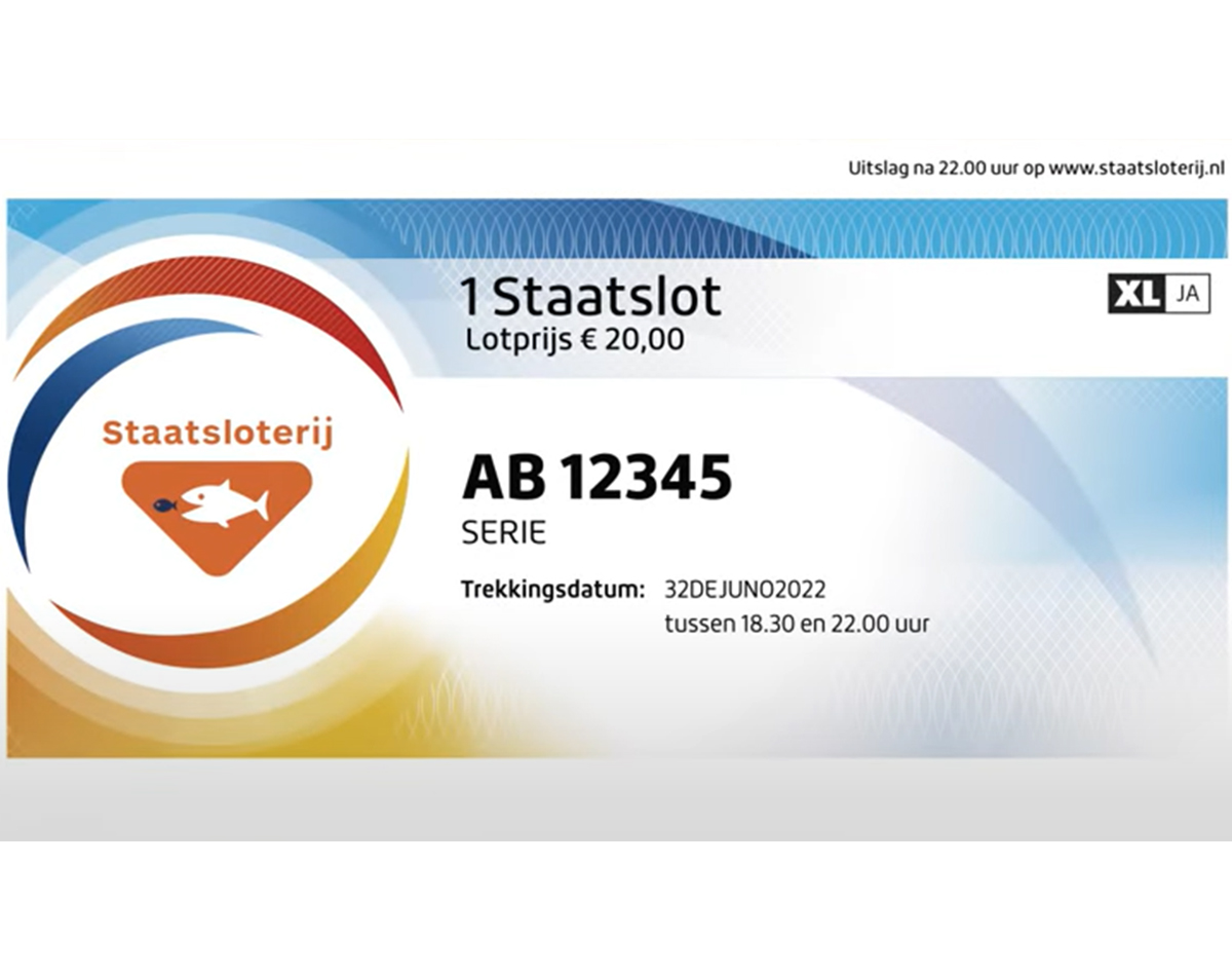 Staatslot met XL 20 euro