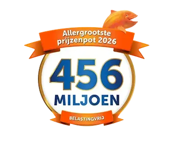 Allergrootste prijzenpot 2026 met het bedrag 456 miljoen, belastingvrij.