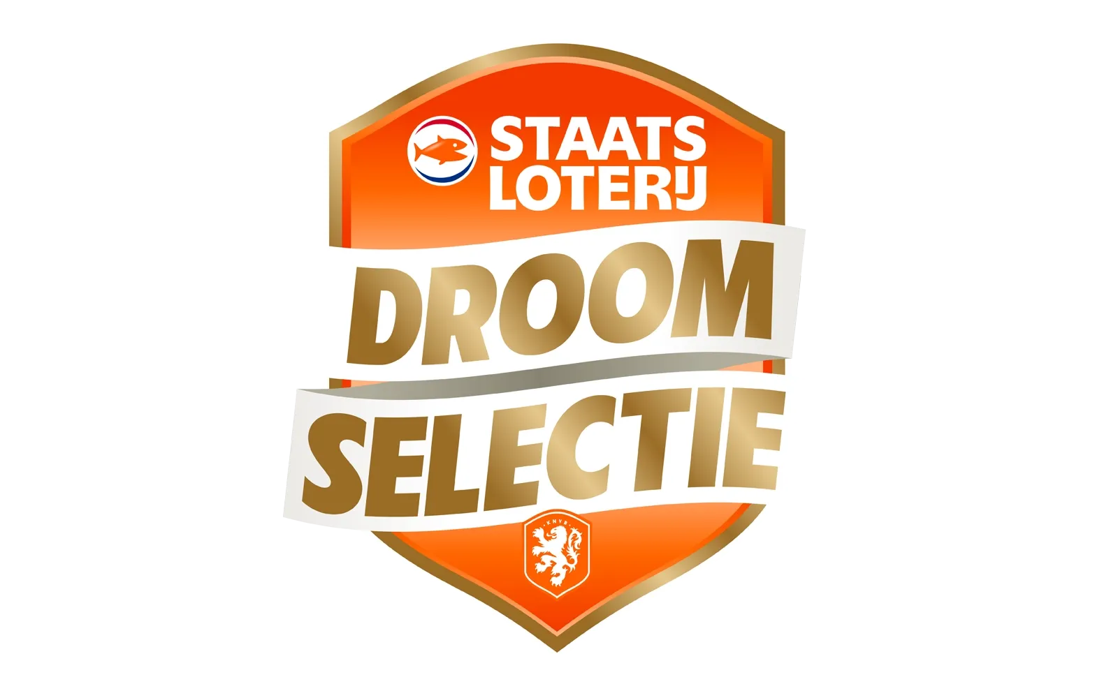 Logo van Staatsloterij met de tekst DROOMSELECTIE