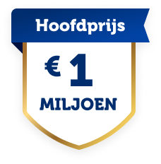 Hoofdprijs van 1 miljoen