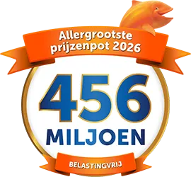 Allergrootste prijzenpot 2026 met een bedrag van 456 miljoen