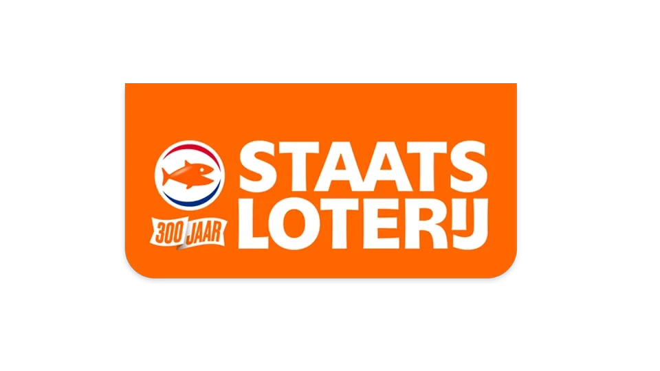 Logo van Staatsloterij met de tekst '300 jaar'.