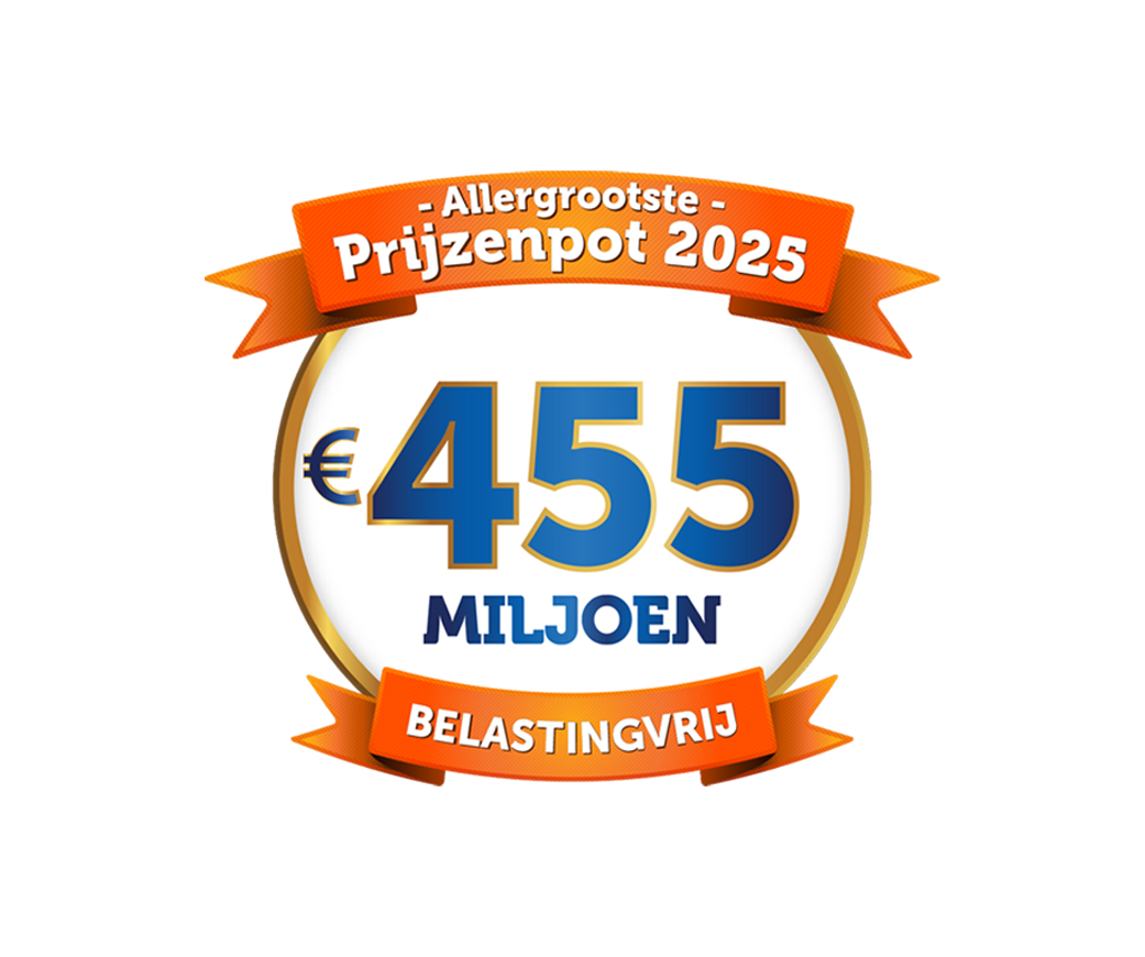Allergrootste Prijzenpot 2025 van 455 miljoen belastingvrij